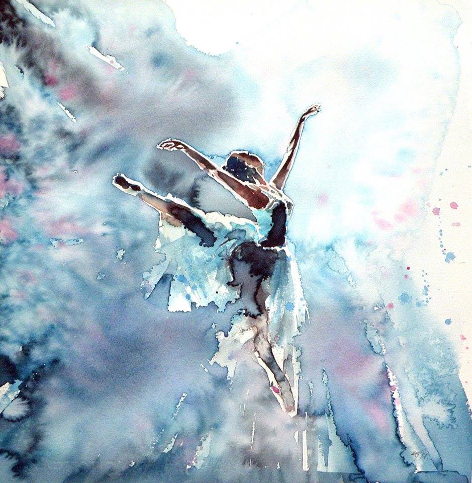 Tranh vẽ màu nước của Anna Brigitta Kovacs