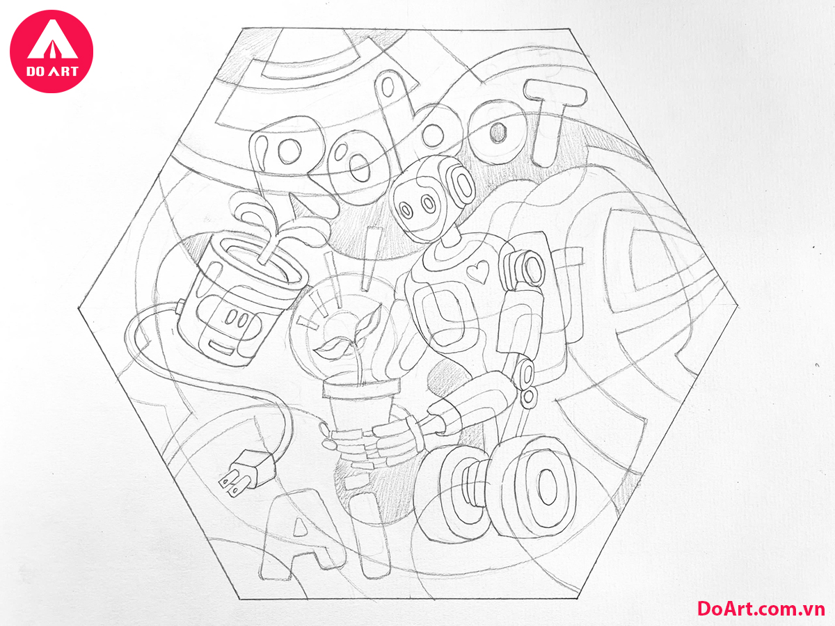 ve-trang-tri-mau-robot-da-dang-sinh-hoc-thien-nhien-con-nguoi-do-art-phac-thao