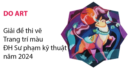 do-art-giai-de-thi-ve-trang-tri-mau-truong-dh-su-pham-ky-thuat-hcm-2024
